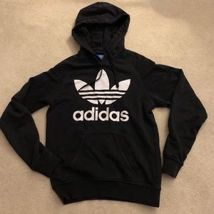 black adidas hoodie